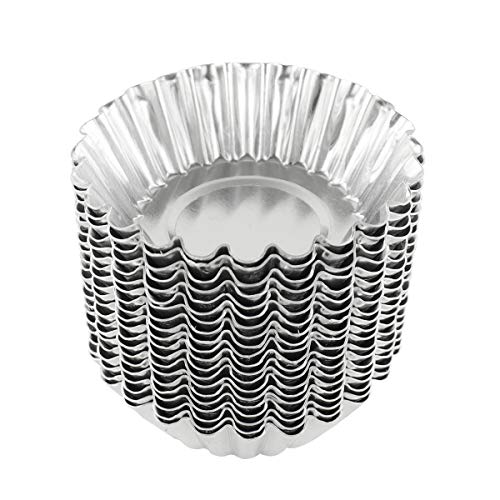 Dealglad - Pack de 20 tartaletas de aluminio para cup cakes, galletas y bizcochos