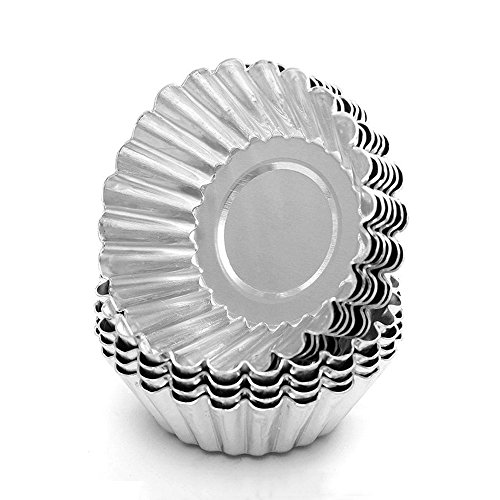 Dealglad - Pack de 20 tartaletas de aluminio para cup cakes, galletas y bizcochos