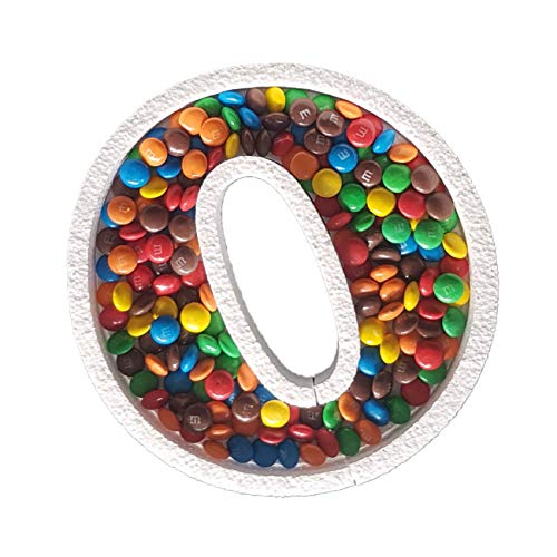 DecoPorex Numero 0 para Caramelos de 20Cm de Altura y 2Cm de Profundidad en poliestireno