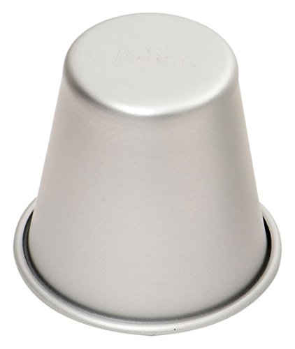 Decora 6 Anodized Aluminum Mould 6 ANODIZADO Aluminio Baba' Molde Ø 6 X 4 X H 6 CM, Alluminio Anodizzato, Plateado, 4 x 4 x 6 cm, 6