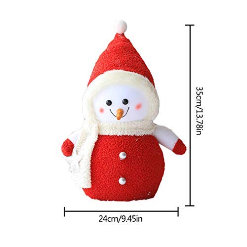 Decoración de la muñeca de Navidad de Santa Claus muñeco de Nieve Reno muñeca Ornamento Colgante de Las Decoraciones de Navidad for el hogar, Ciruela mu?ecos Navide?os XINRUIBO (Color : Chocolate)
