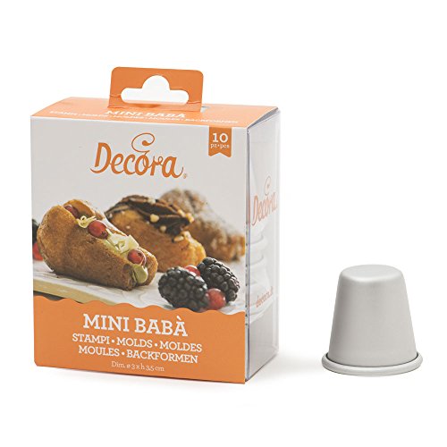 Decorar 0062961 Moldes Baba ', Aluminio, Plata, 3 x 2 x h 3.5 cm, 1 unidad