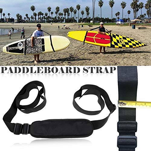 Dedeka Tabla de Surf Correa Paddle Board Correa para Hombro Ajustable Accesorios para Tabla de Surf Carrito de Surf Carrier Kayak Correa de Transporte Sup Carry Strap