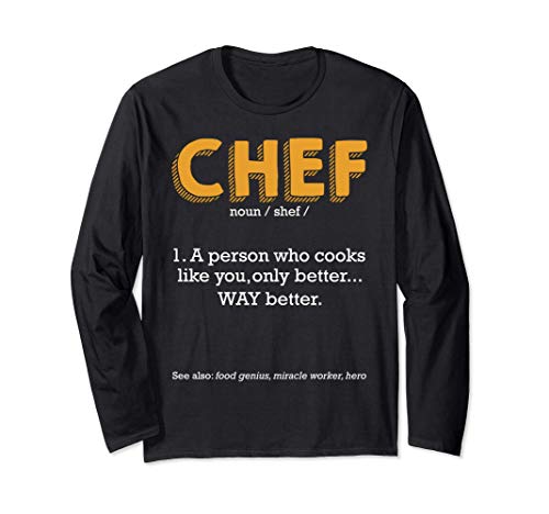 Definición de Chef Cocinero Profesional Preparación de Manga Larga