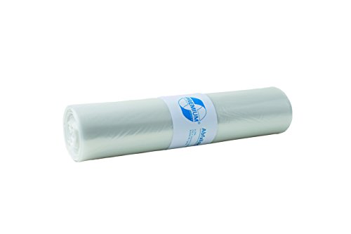 Deiss 19029 Premium - Bolsas de basura (700 x 1100 mm, 25 unidades), color transparente