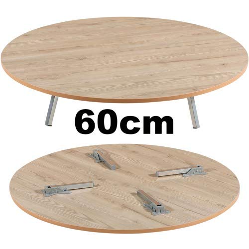 Dekonaz - Mesa de comedor tradicional con suelo turco (60 cm, 70, 80, 90 cm, madera de 60 cm)