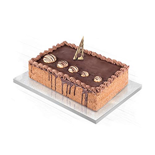 Dekora - Porta Tartas | Base para Tartas con Forma Rectangular - 35 x 25 cm