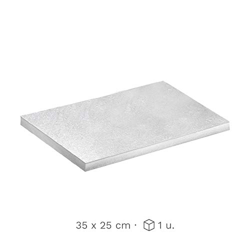 Dekora - Porta Tartas | Base para Tartas con Forma Rectangular - 35 x 25 cm