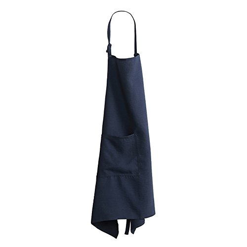 Delantales de poliéster para mujer con un gran bolsillo ajustable para manualidades, cocinar, bartendos, servir hornear, barbacoa
