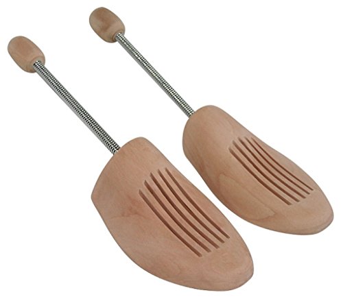 DELFA Juego de 5 pares horma de zapatas de madera con espiral, buena calidad y precio moderado (42/43)