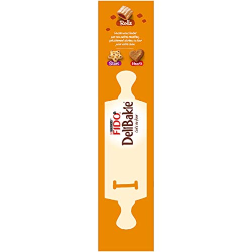 DELIBAKIE Rolls al Sabor de jamón y de Queso 320 G Galletas para Perro – Pack de 6