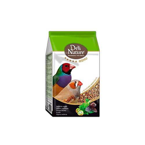 DELINATURE Mixtura para Pájaros Tropicales Menú 5*, 800 g, Pájaros