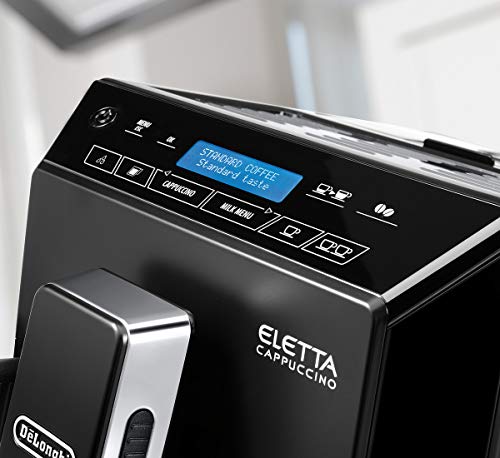 De'Longhi ECAM 44.660.B - Cafetera SuperAutomatica (15 bares, Panel LED, Capuccino Automático"LatteCrema", Limpieza Automática) Color Negro