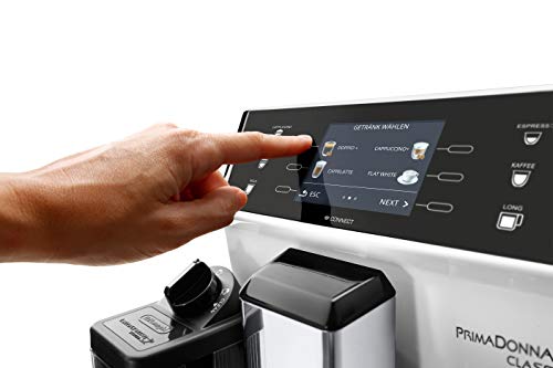 DeLonghi ECAM 556.55.W Cafetera automática, 1450 W, 2 Cups, Blanco