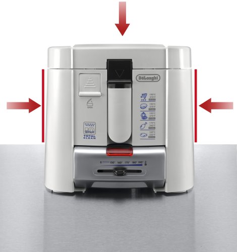 De'Longhi F 13235 - Freidora, 1200 W, 1.2 L, plástico, blanco
