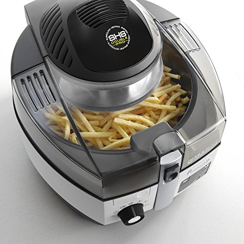 De'Longhi MultiFry Extra Chef Freidora, 1,7 kg de capacidad, resistencia inferior de 800 W, panel de control digital LCD con 7 programas automáticos