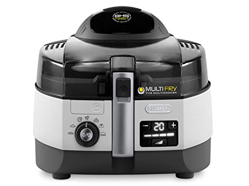 De'Longhi MultiFry Extra Chef Freidora, 1,7 kg de capacidad, resistencia inferior de 800 W, panel de control digital LCD con 7 programas automáticos