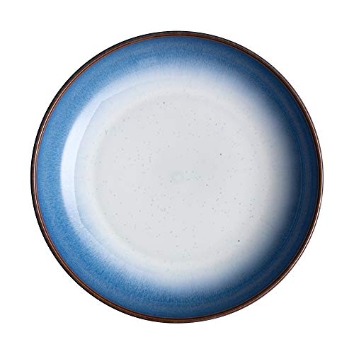 Denby 421048944 Blue Haze - Juego de cuencos para pasta, gres, azul