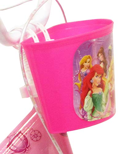 Denver Bike Princess, 14" Niñas Ciudad 14" Acero Rosa, Blanco bicicletta - Bicicleta (14", Vertical, Ciudad, 35,6 cm (14"), Acero, Rosa, Blanco, 35,6 cm (14"))