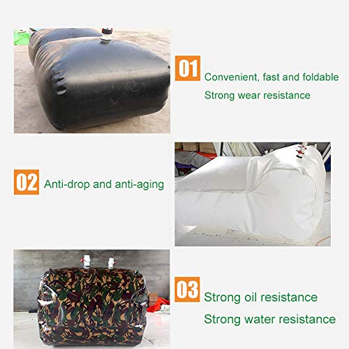 Depósito de Combustible de Gran Capacidad para vejiga de Aceite, Tanque de Gasolina Plegable/contenedor de Almacenamiento de Agua, Tambor de Aceite de PVC/Tanque de Agua Duradero Engrosado