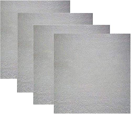 DesignerBox - Juego de 10 cubiertas de ondas universales para microondas o horno (13 x 13 cm) Talla 4