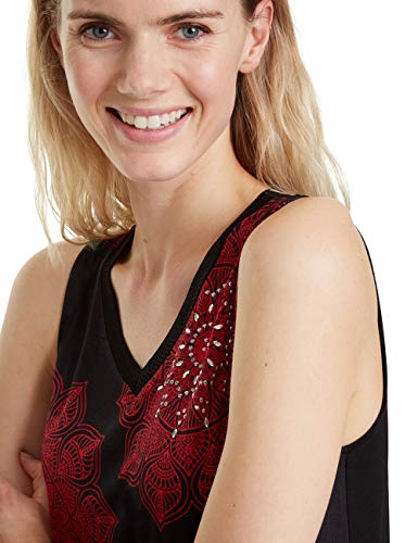 Desigual T-Shirt Clarisse Camiseta, Rojo (Carmin 3000), XL para Mujer