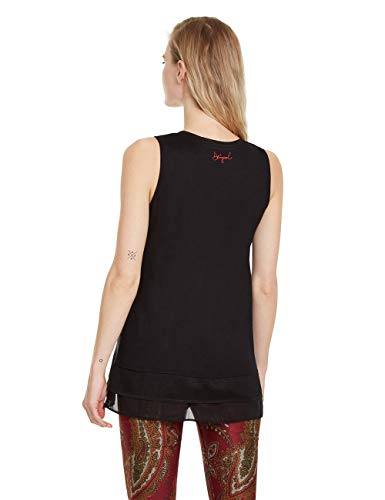 Desigual T-Shirt Clarisse Camiseta, Rojo (Carmin 3000), XL para Mujer