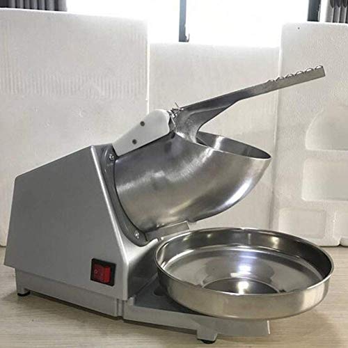 Destructoras de papel Máquina eléctrica para hacer hielo con cono de nieve afeitado 250W 2L Capacidad Trituradora de hielo eléctrica para el hogar Tienda de té con leche Máquina para bebidas frías Tr