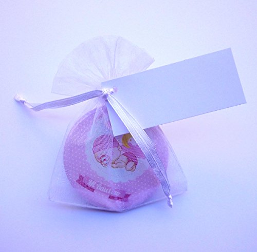 Detalles y Recuerdos de Bautizo Niña Para Invitados - Originales Espejos para Regalar - 20 Unidades - ¡Tus Familiares Alucinarán!