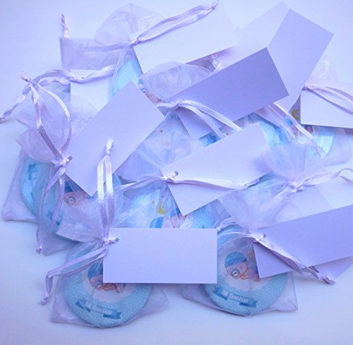 Detalles y Recuerdos de Bautizo Niño Para Invitados - Espejos Originales - Muy prácticos para regalar - Pack 20 unidades - ¡Tus Familiares Alucinarán!