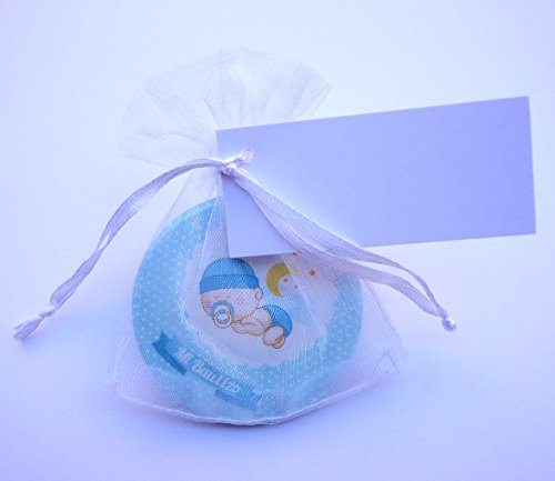 Detalles y Recuerdos de Bautizo Niño Para Invitados - Espejos Originales - Muy prácticos para regalar - Pack 20 unidades - ¡Tus Familiares Alucinarán!