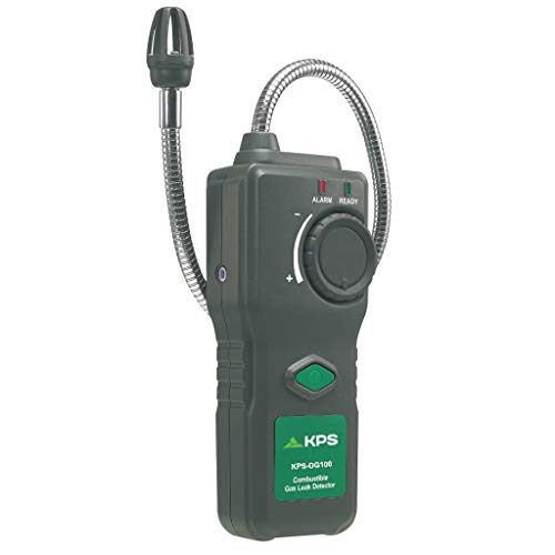 Detector de gas profesional KPS-DG100. Detecta Gas natural, Metano, Etano, Propano, Butano, Acetona, Alcohol, Amoníaco, CO, Gasolina, Disolventes de Hidrógeno, Diluyente de laca, Nafta.