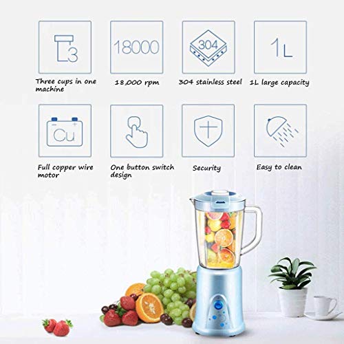 DHTOMC Cold Press Exprimidor Extractor Máquina Fabricante de Soporte eléctrico Vertical for jugos de Frutas, Verduras, Verdes, Hierba de Trigo Más con la Taza Grande jugos Tazón Xping