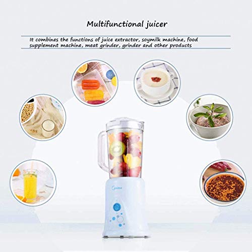 DHTOMC Cold Press Exprimidor Extractor Máquina Fabricante de Soporte eléctrico Vertical for jugos de Frutas, Verduras, Verdes, Hierba de Trigo Más con la Taza Grande jugos Tazón Xping