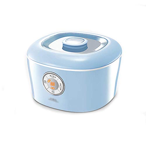 DHTOMC Yogur hogar máquina, Mini automático de Natto Máquina/Casera Antiguo Yogur Vino de arroz de Acero Inoxidable + Delineador de cerámica 6 Minutos Copa Inteligente Versión Xping