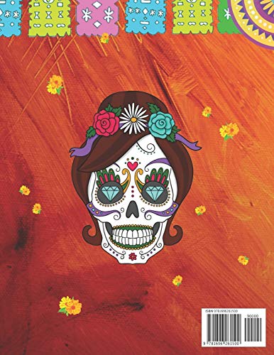 Dia de los Muertos: Day of the Dead Coloring and Activity Book