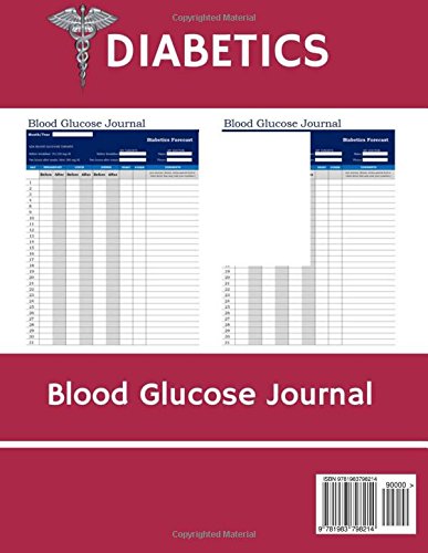 Diabetics Blood Glucose Journal: ADA Blood Glucose Targets Before breakfast: 70/130 mg/dTwo hours  after meals: blow 180 mg/dl ( 10 Years ) 120 Page 8.5x11 Inch: Volume 3 (Healthy)