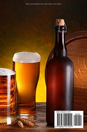 DIARIO DE CERVEZAS: CUADERNO DE DEGUSTACIÓN | Lleva un registro de todos los detalles: marca, tipo, sabor, aroma, valoración, lugar... | Regalo especial para Amantes de la cerveza