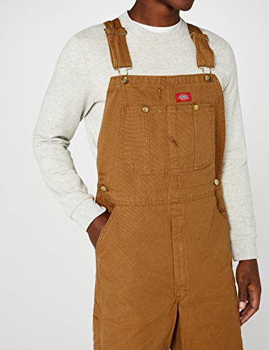 Dickies Bib Overall, Peto Para Hombre, Marrón (Brown Duck), 40W / 32L