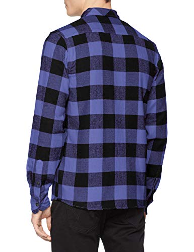 Dickies Sacramento Camisa, Morado, Small (Talla del Fabricante:) para Hombre