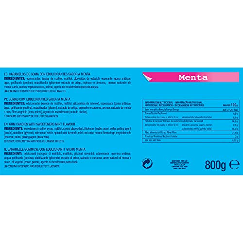 Dietorelle - Caramelos de menta masticables, 800 g