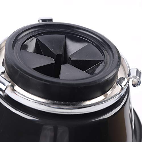 DiLiBee El triturador de basura triturador de basura triturador de alimentos 1 / 2HP Alimentación continua Comidas caseras en la cocina con enchufe 2600 RPM