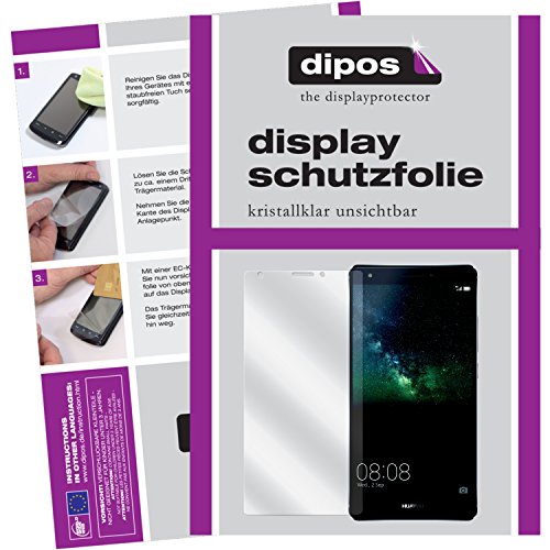 dipos I 2X Protector de Pantalla Compatible con Huawei Mate S pelicula Protectora Claro