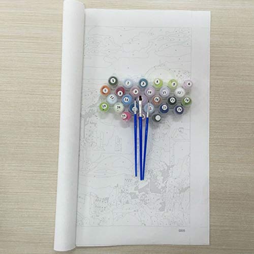 Dirart Sin Marco DIY Cuadro Pintura De La Pintura De La Lona De La Cereza Dulce Madura Por Las Imágenes Decorativas De La Pared Pintada Pared Para La Sala De Estar 40X50Cm