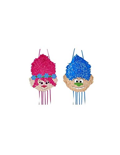 DISBACANAL Piñata Trolls Mediana - Chico, -