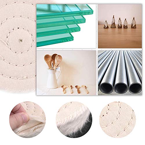 Disco de pulido para taladro con pasta pulidora, 10 unidades, para pulir, pulir, pulir, ruedas pulidoras para manifold, aluminio, acero inoxidable, cromo