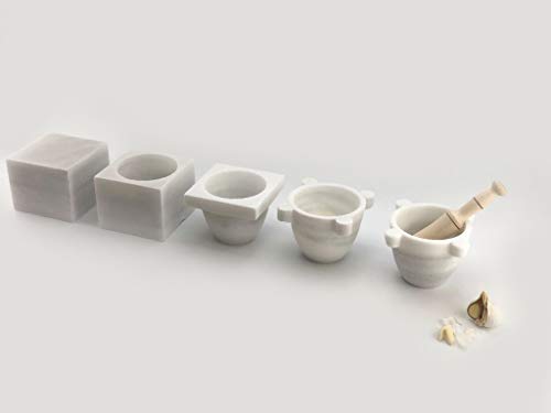 DISHESTONE MORTERO MARMOL XL (Blanco)