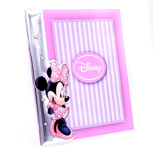 Disney Baby - Minnie Mouse - Marco de fotos decorativo - Ideal para habitaciones infantiles - Plata/Plexiglás - Imagen de Minnie en 3D y en color