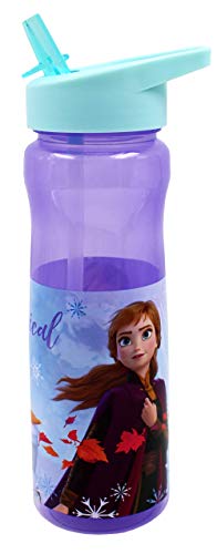 Disney - Botella para bebidas (polipropileno, 600 ml), multicolor