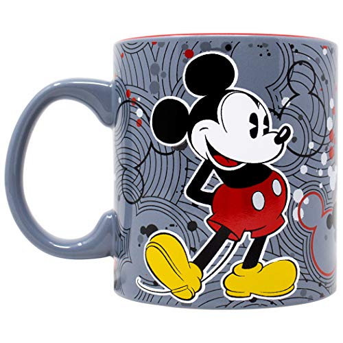 Disney Mickey Mouse Circle Logos Pattern 20 oz Jumbo Taza de cerámica